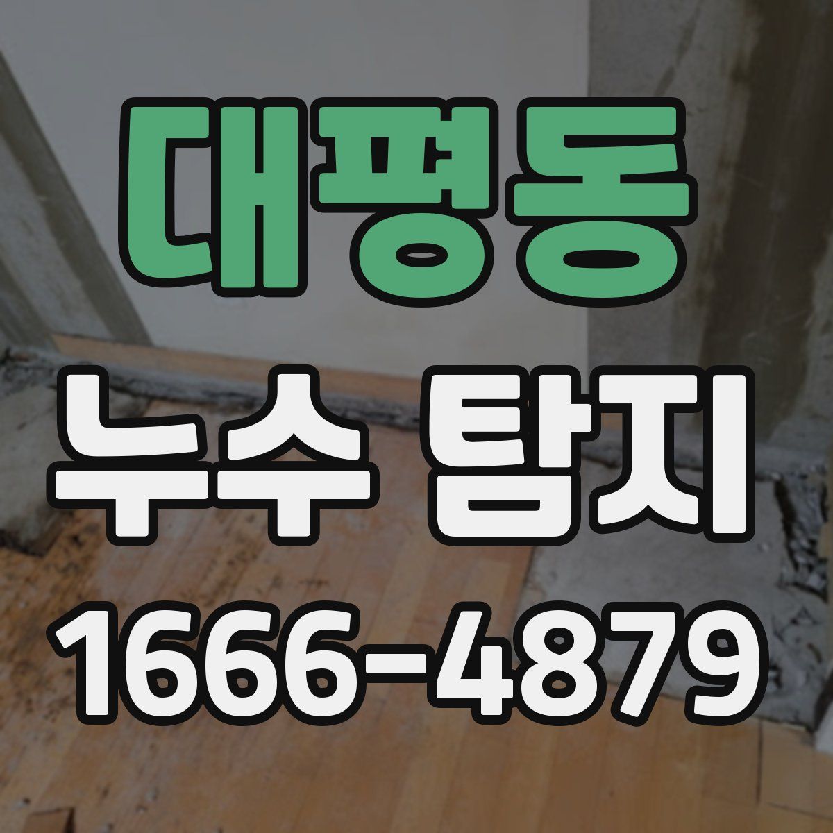 대평동 누수 탐지