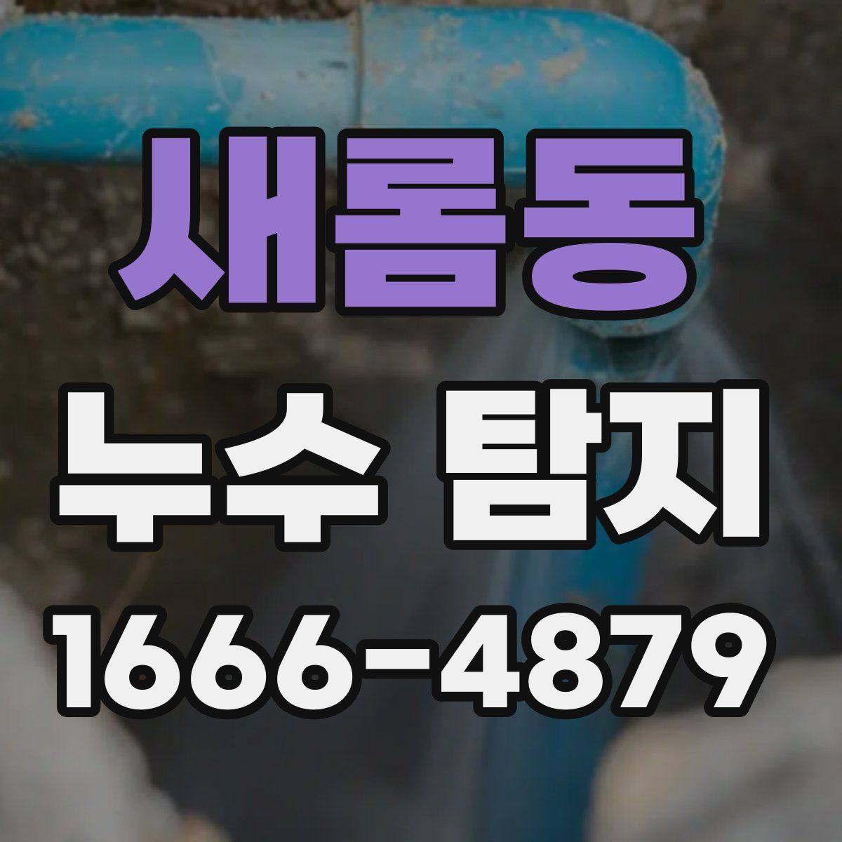 새롬동 누수 탐지