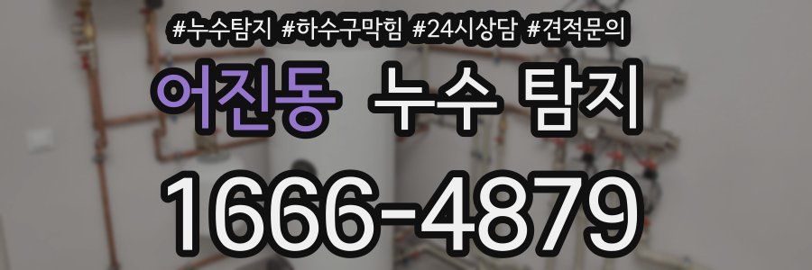 어진동 누수 탐지