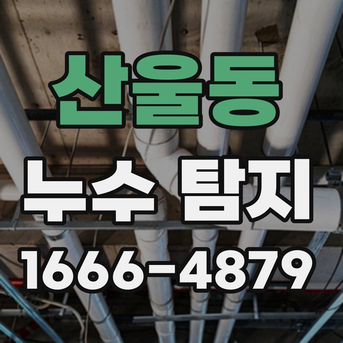 산울동 누수 탐지