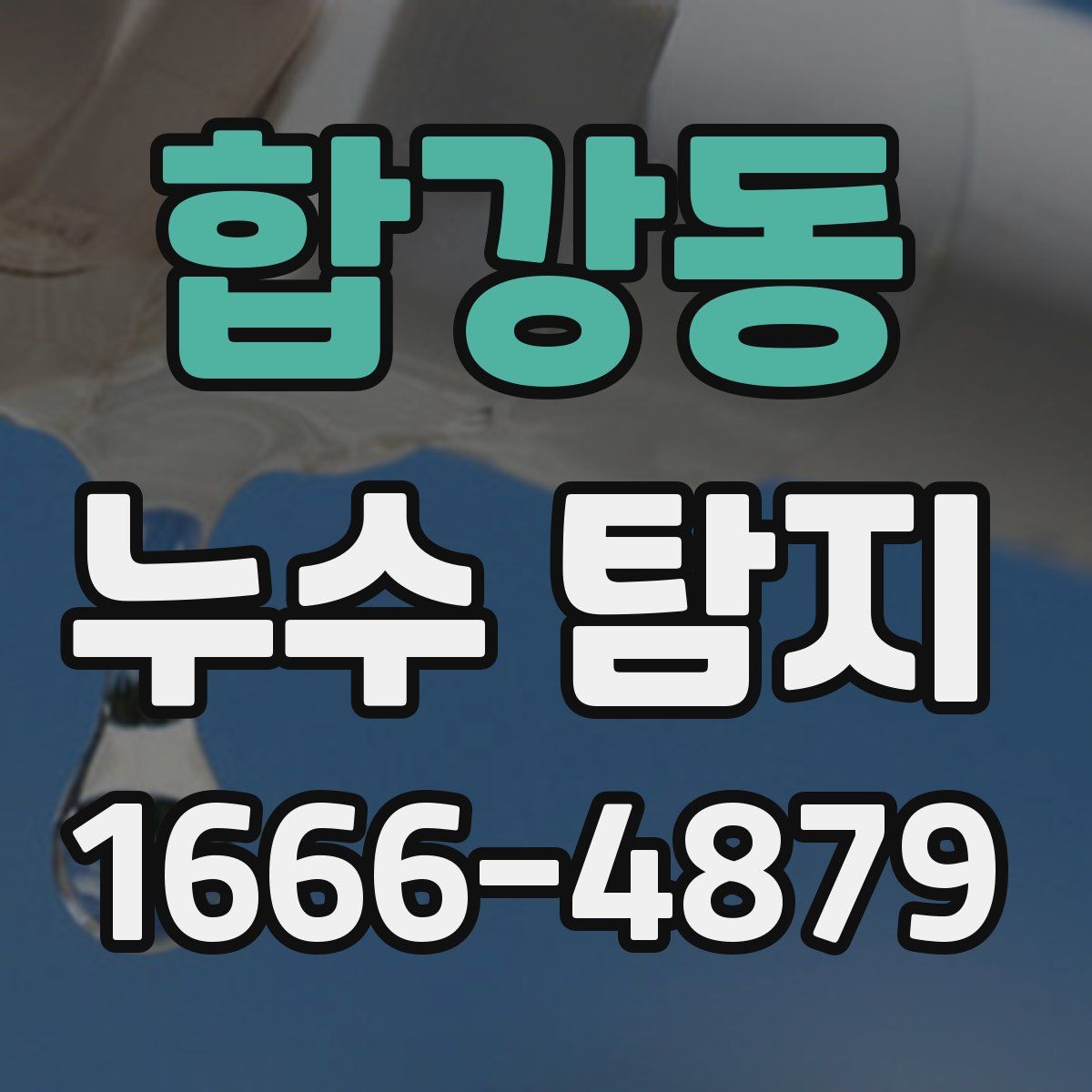 합강동 누수 탐지