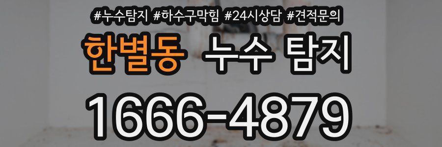 한별동 누수 탐지