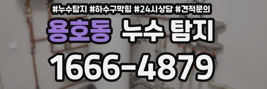 용호동 누수 탐지