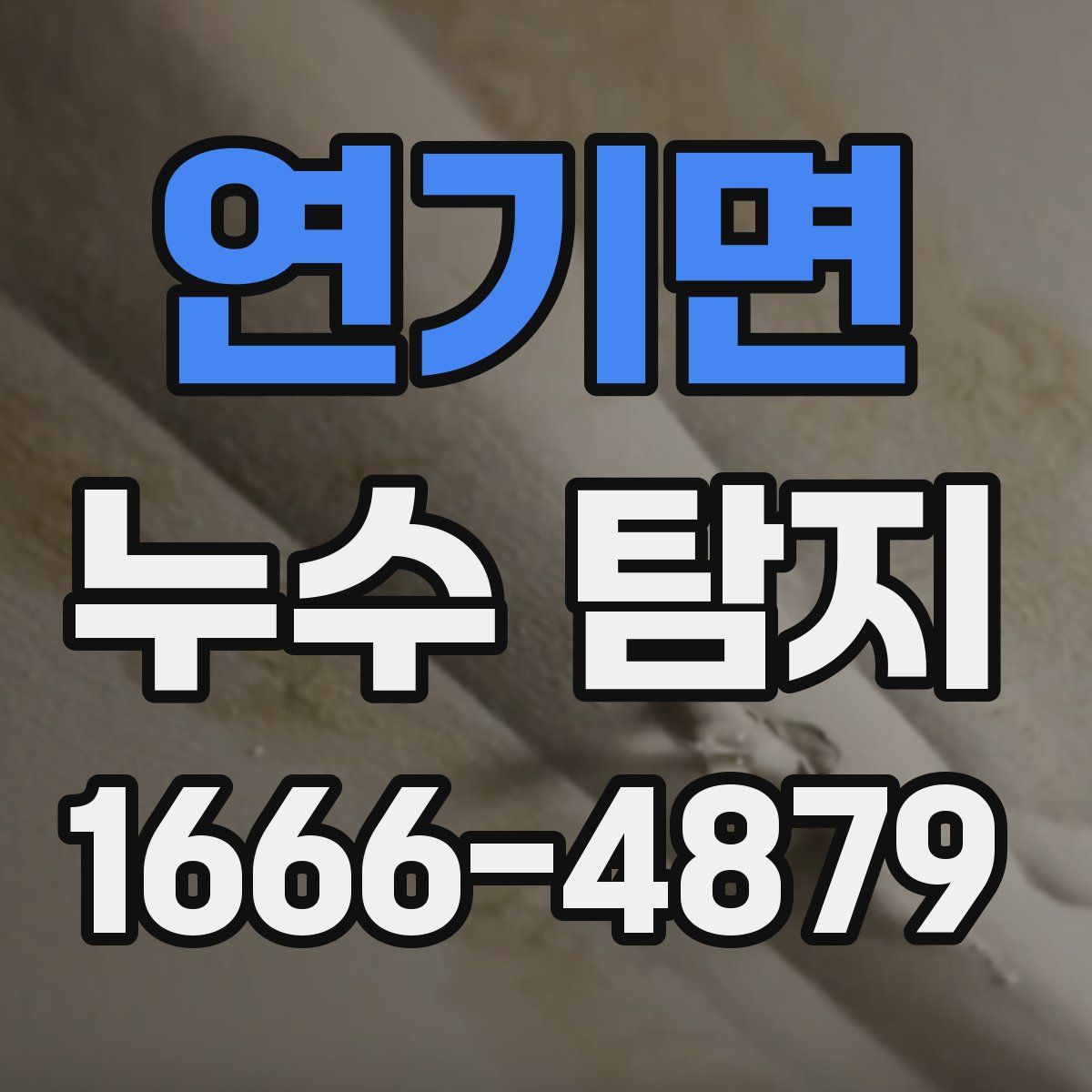 연기면 누수 탐지