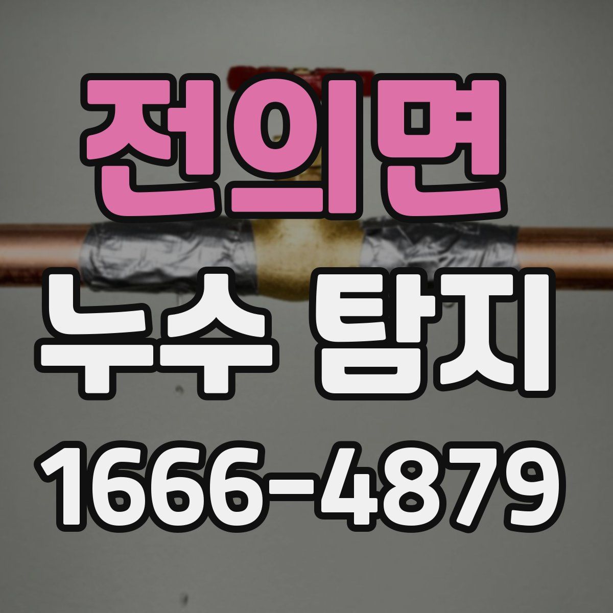 전의면 누수 탐지