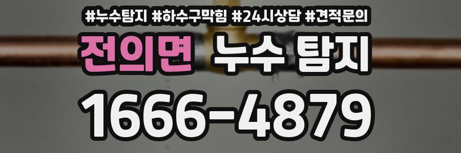 전의면 누수 탐지