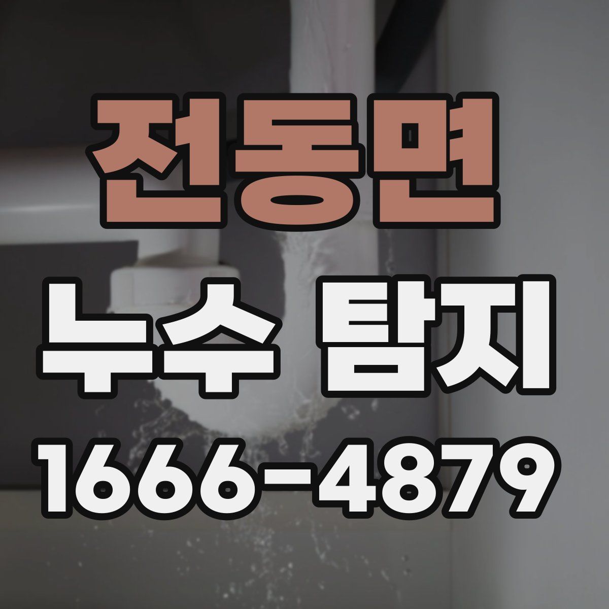 전동면 누수 탐지