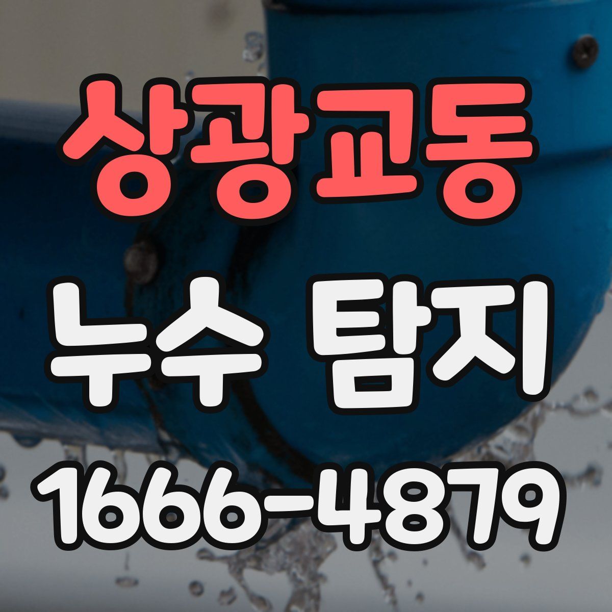 상광교동 누수 탐지