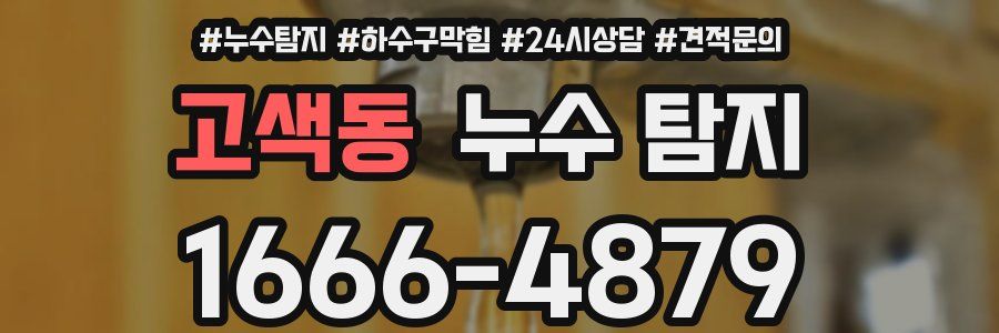 고색동 누수 탐지