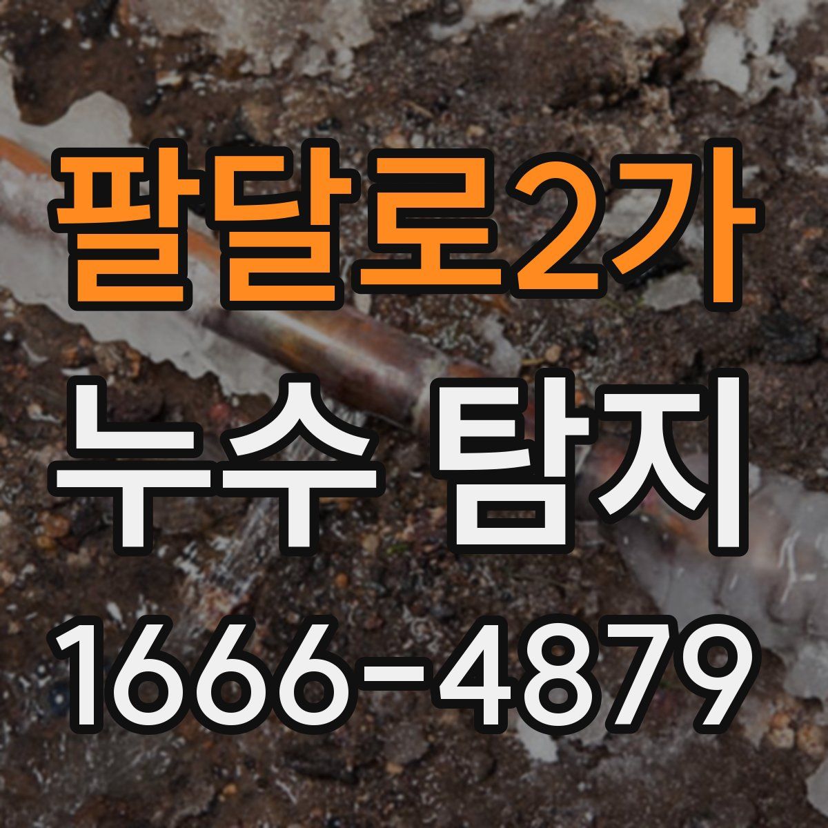팔달로2가 누수 탐지