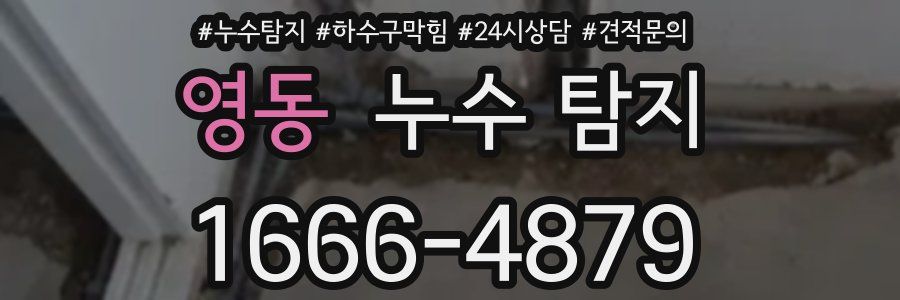 영동 누수 탐지