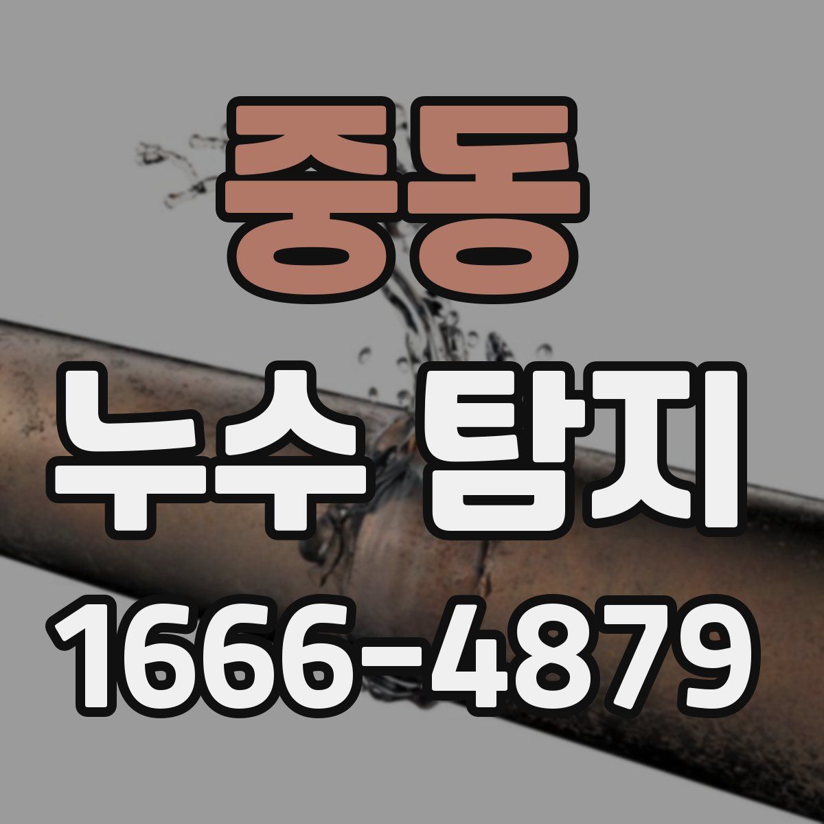 중동 누수 탐지
