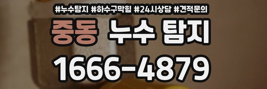 중동 누수 탐지