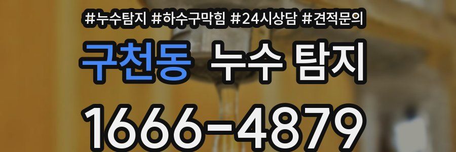 구천동 누수 탐지