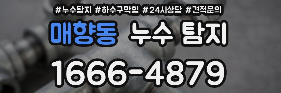 매향동 누수 탐지