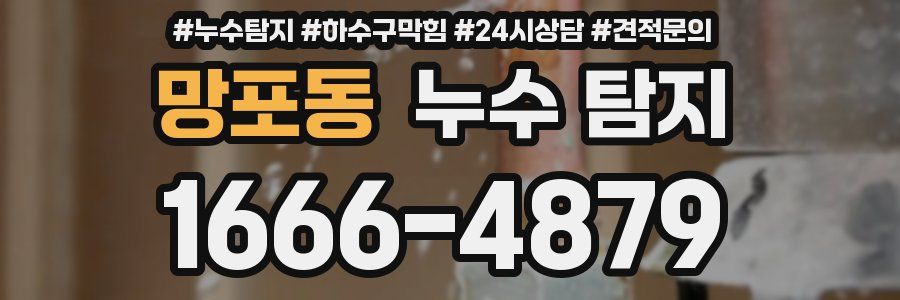 망포동 누수 탐지