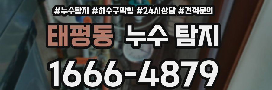 태평동 누수 탐지