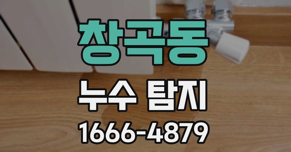창곡동 누수 탐지