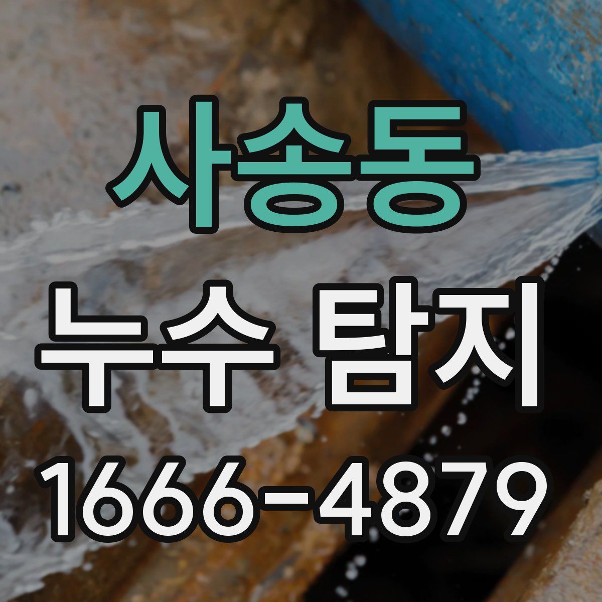 사송동 누수 탐지