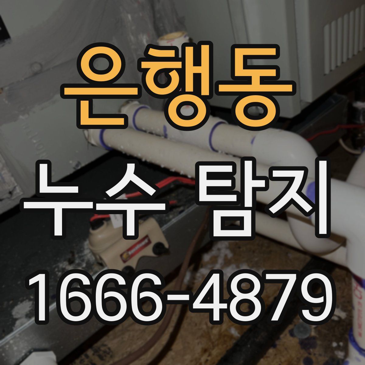 은행동 누수 탐지
