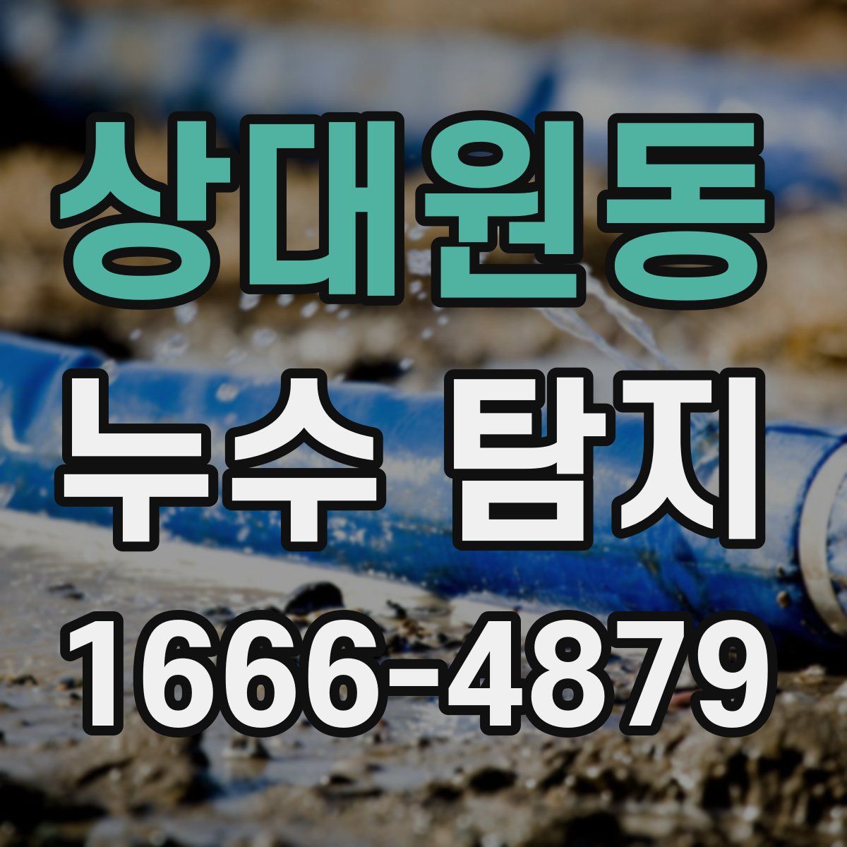 상대원동 누수 탐지