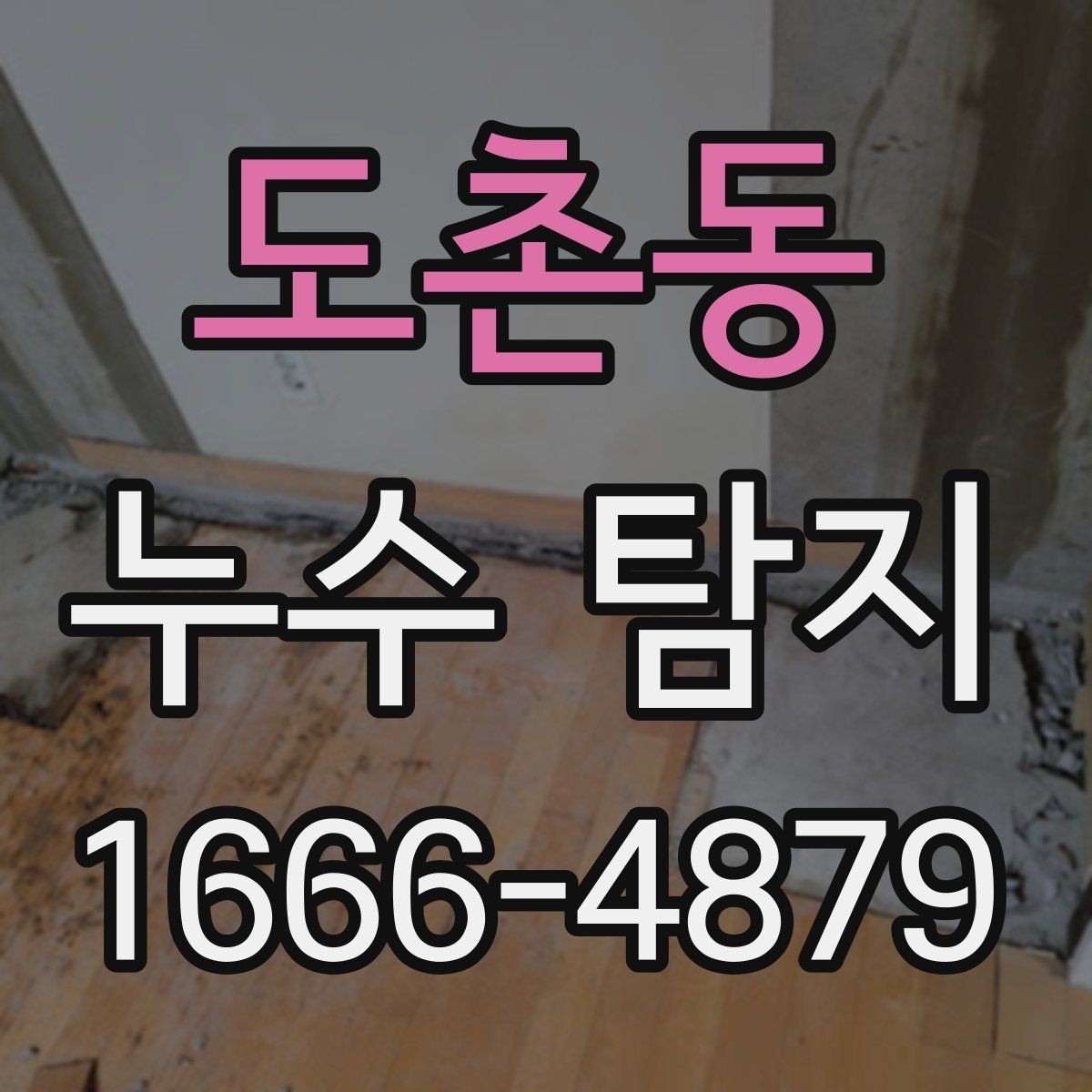 도촌동 누수 탐지