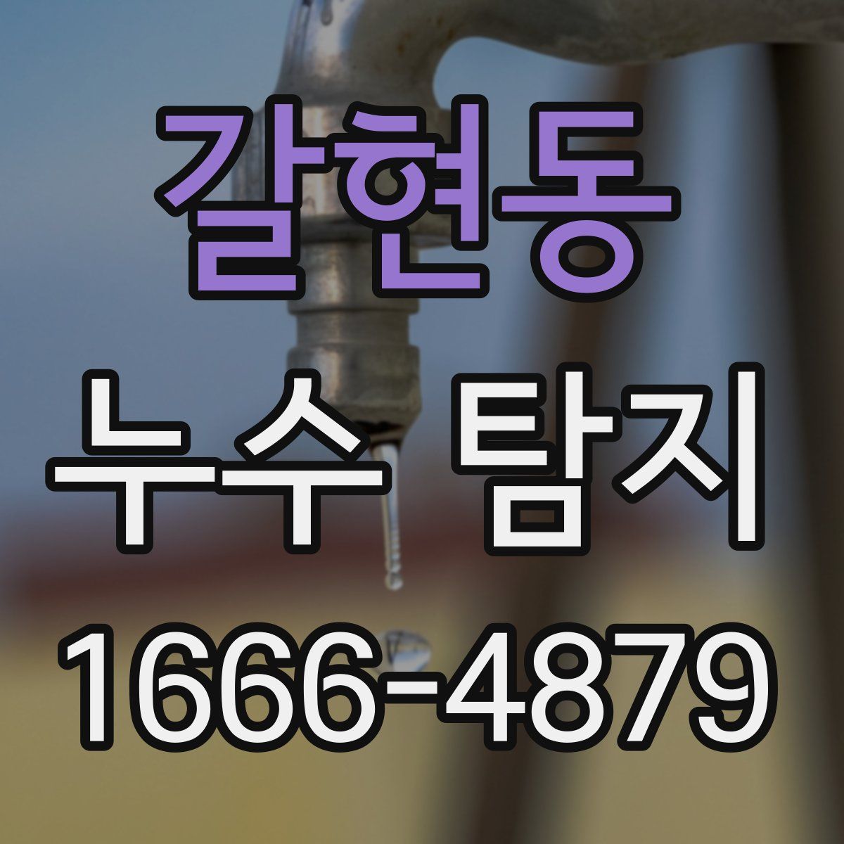 갈현동 누수 탐지