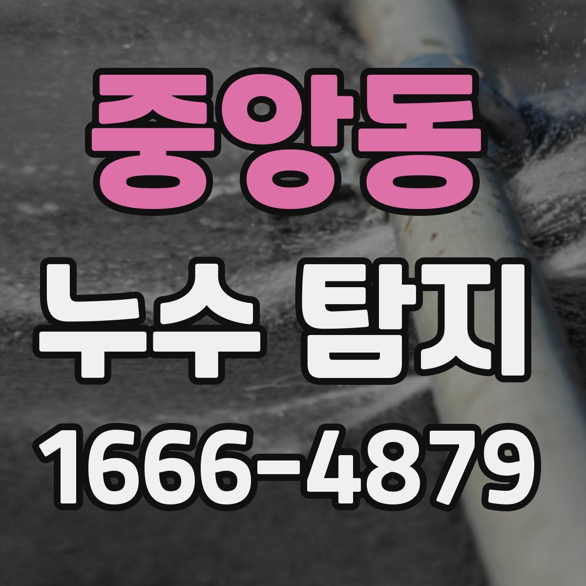 중앙동 누수 탐지