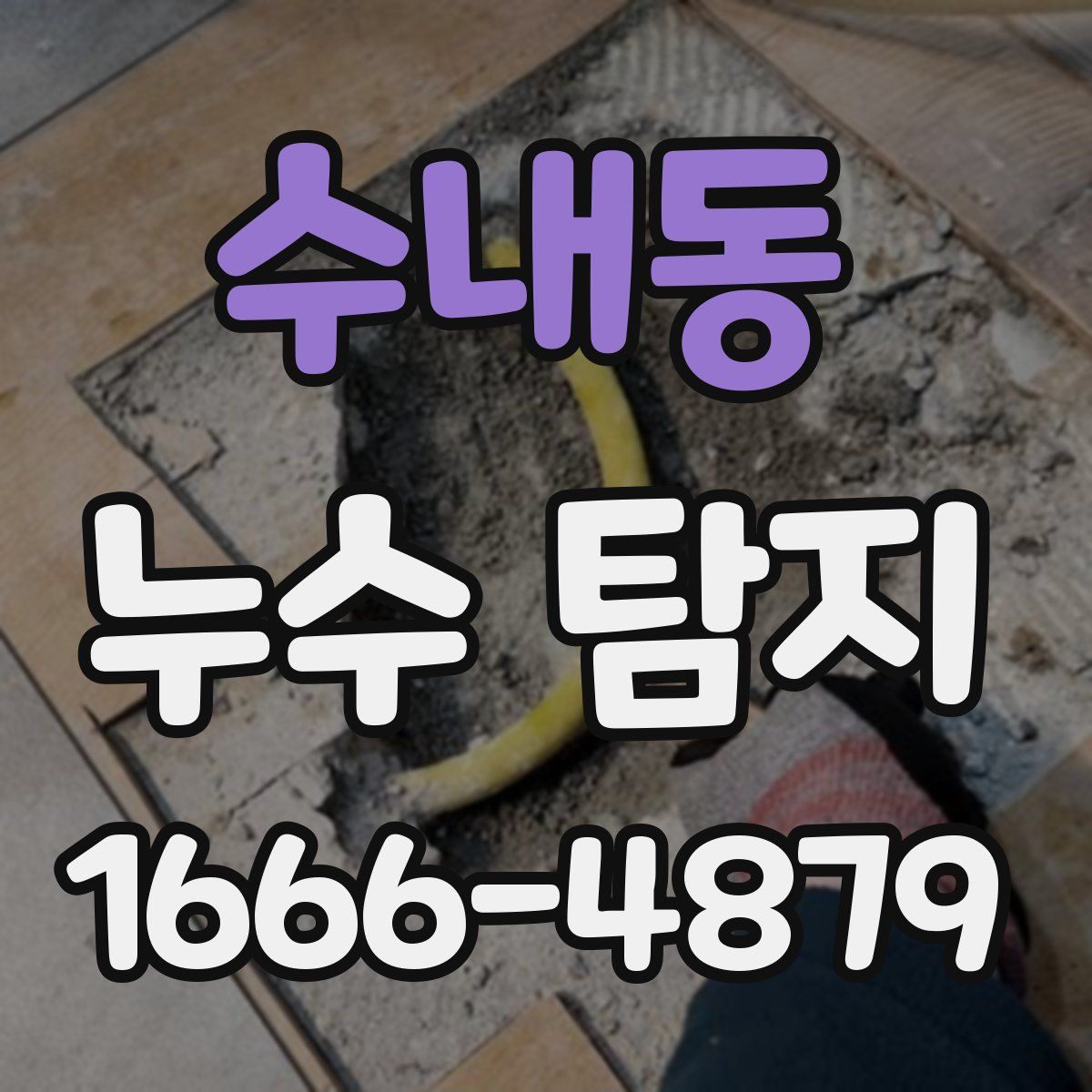 수내동 누수 탐지