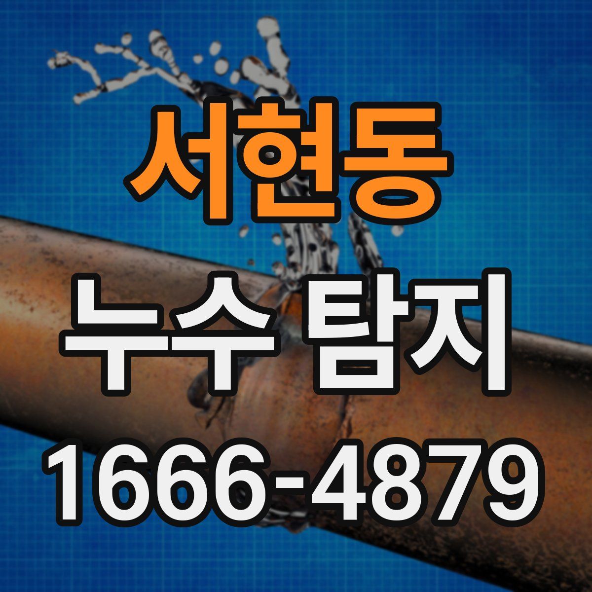 서현동 누수 탐지