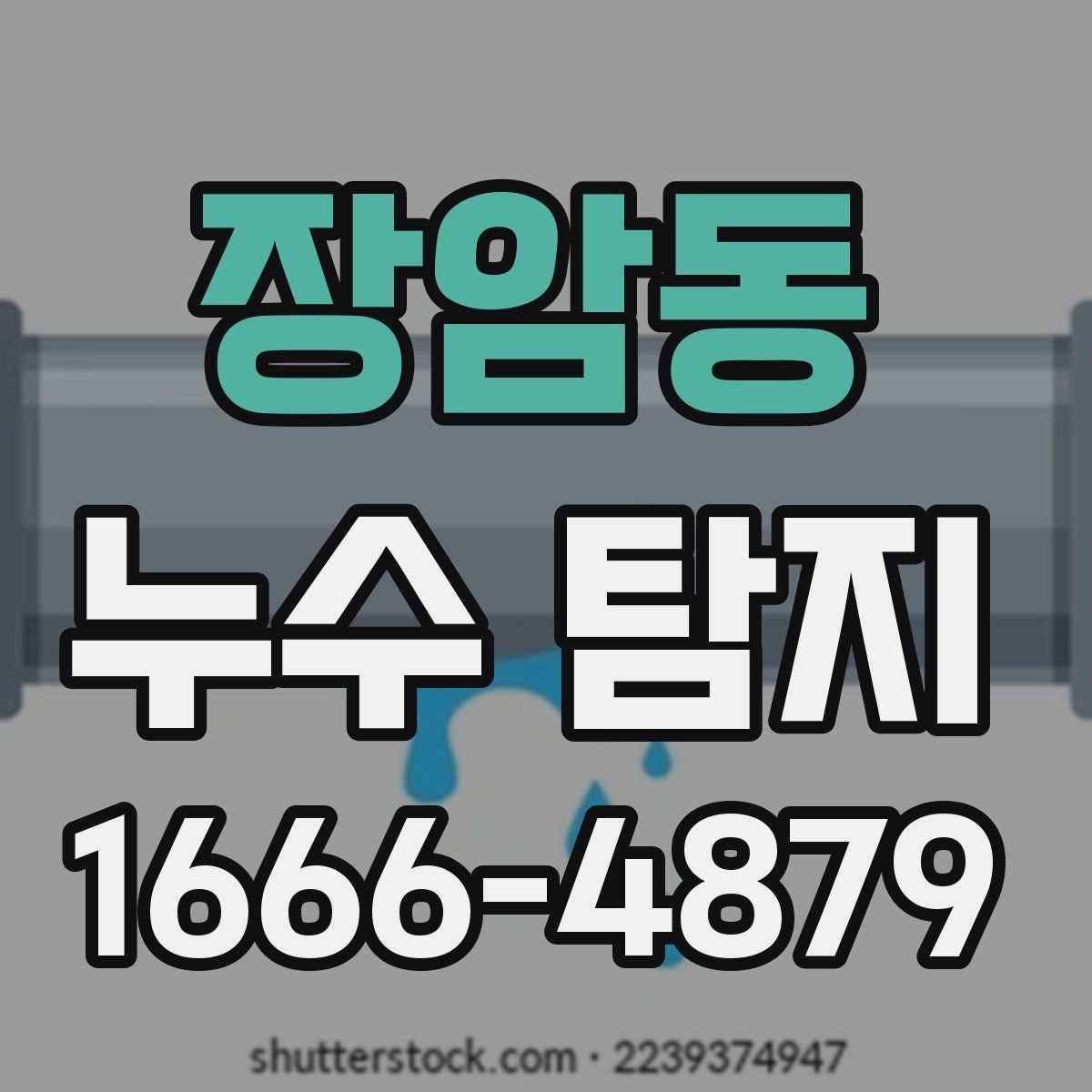 장암동 누수 탐지