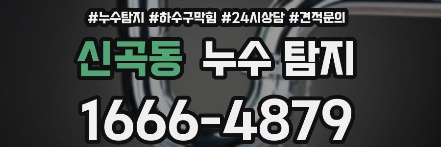 신곡동 누수 탐지