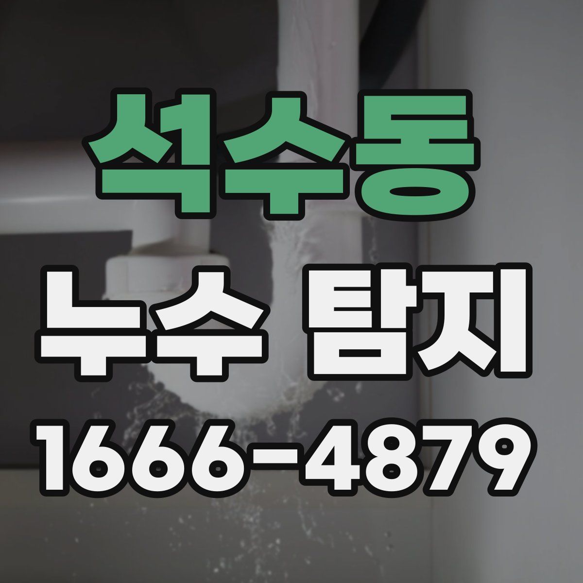 석수동 누수 탐지