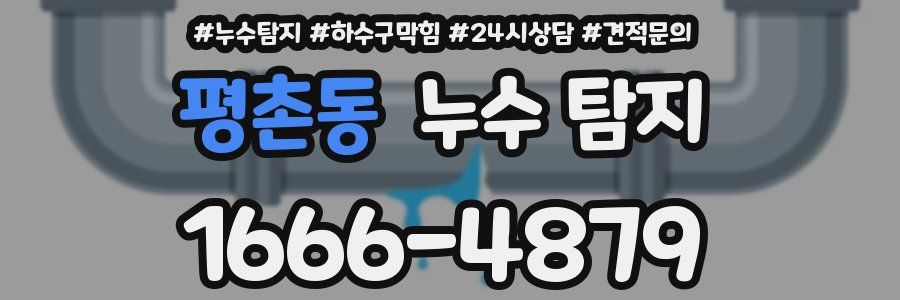 평촌동 누수 탐지
