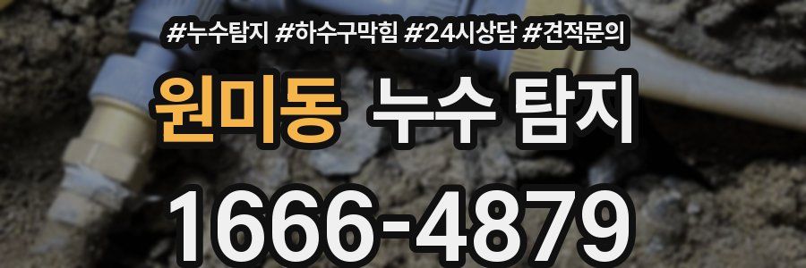원미동 누수 탐지