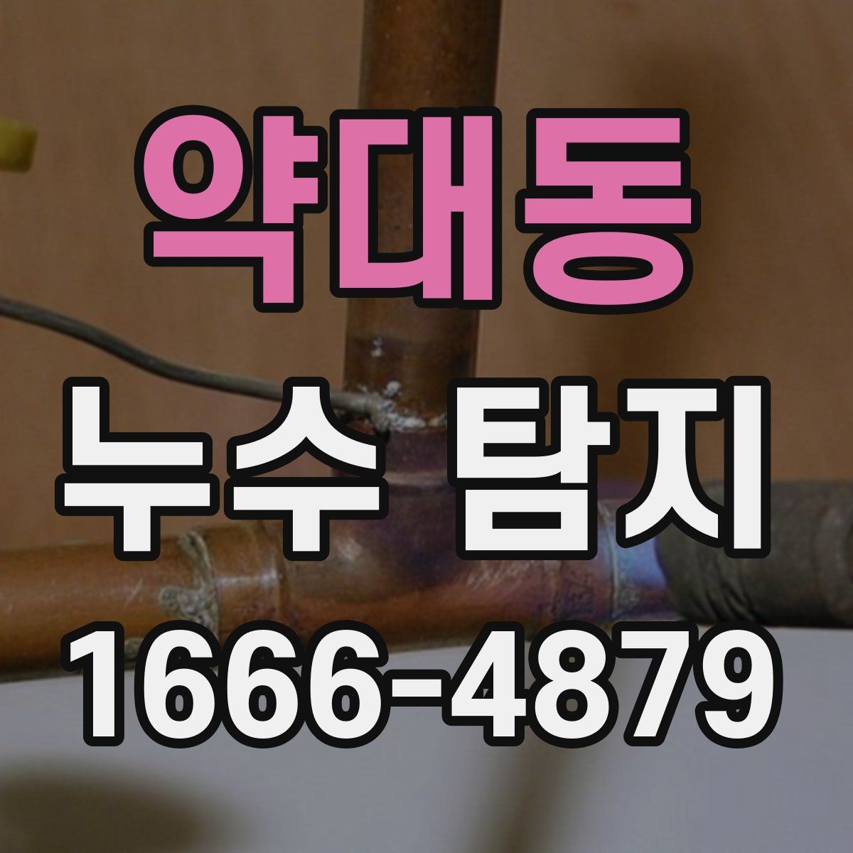 약대동 누수 탐지