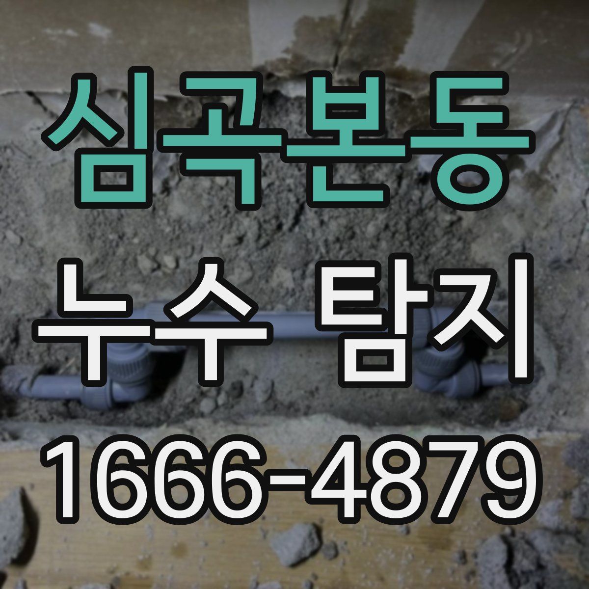 심곡본동 누수 탐지