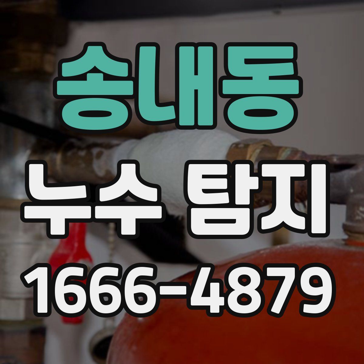 송내동 누수 탐지