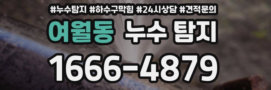 여월동 누수 탐지