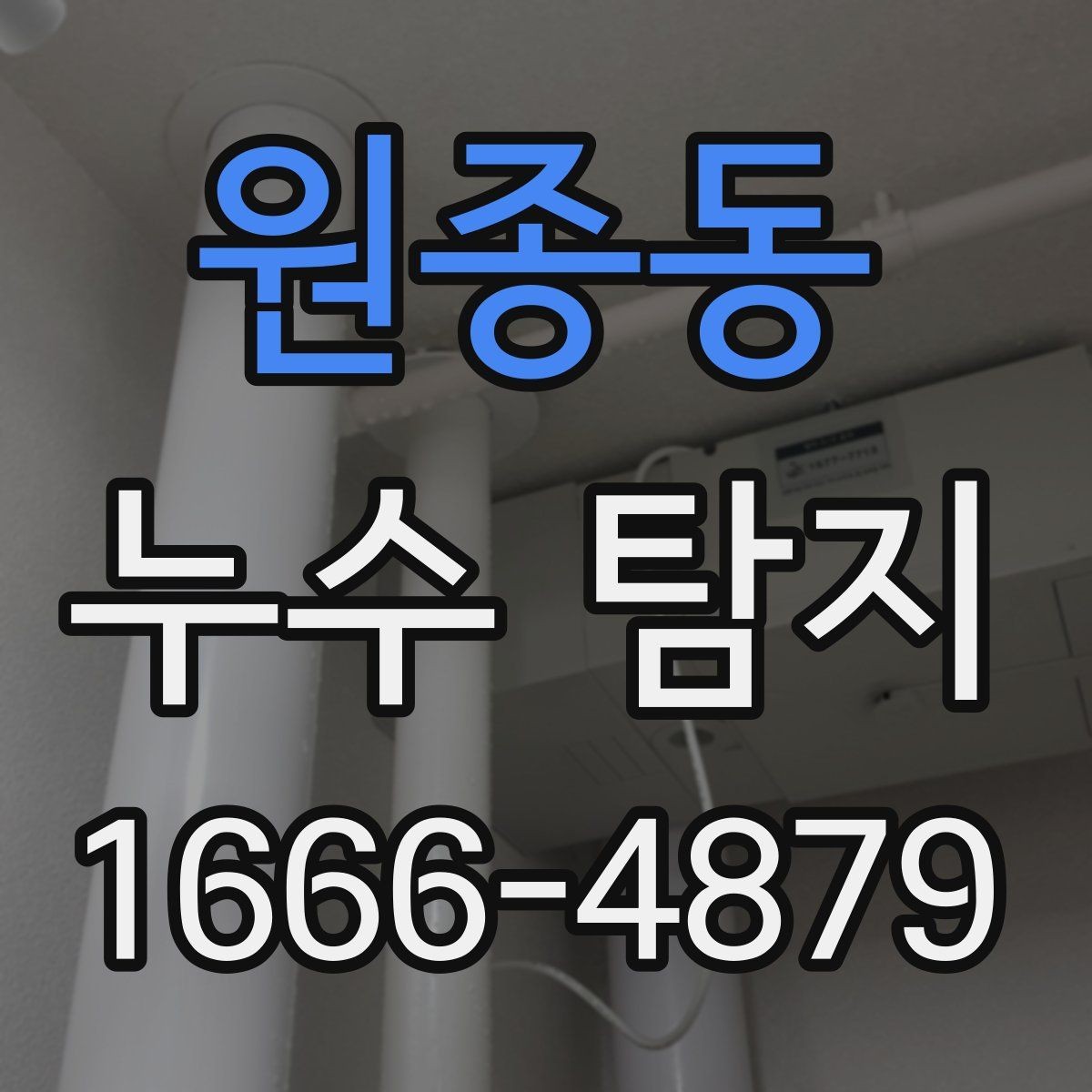 원종동 누수 탐지 시 측정 장비 활용 사례