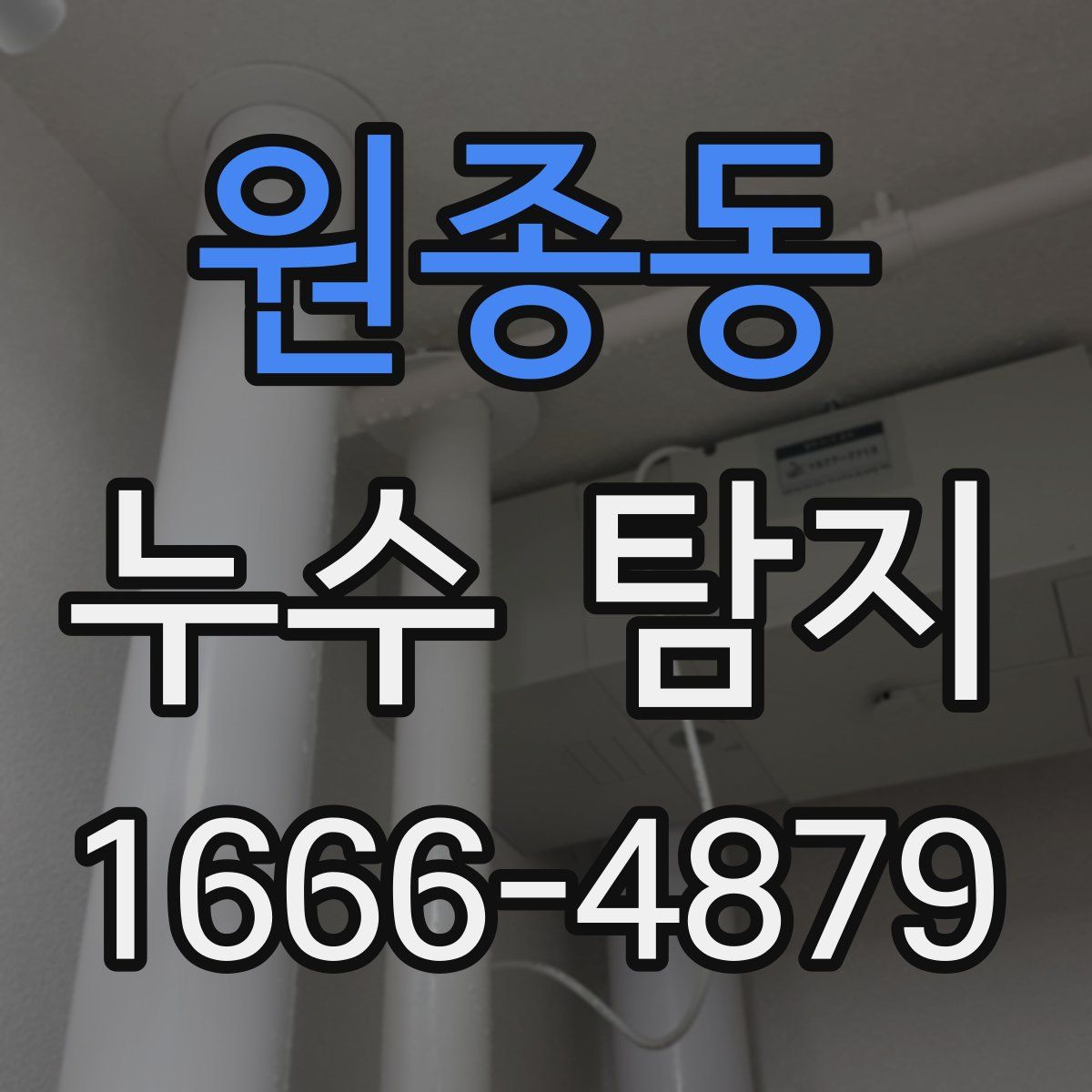 원종동 누수 탐지