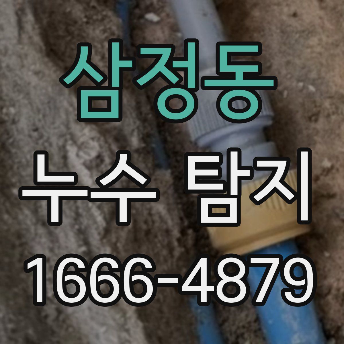 삼정동 누수 탐지