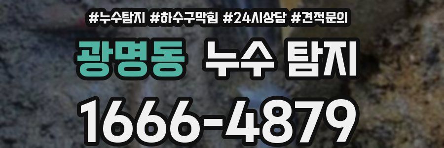 광명동 누수 탐지
