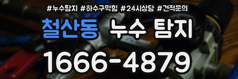 철산동 누수 탐지