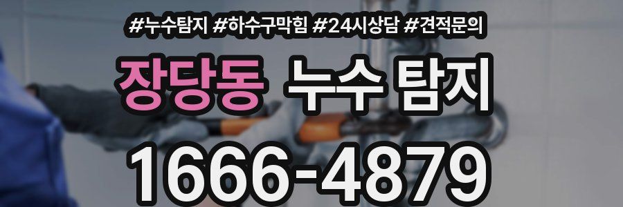 장당동 누수 탐지