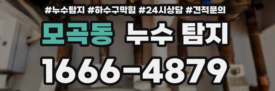 모곡동 누수 탐지
