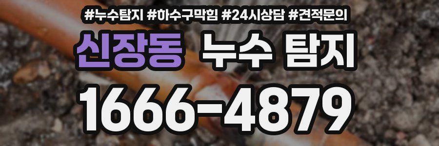 신장동 누수 탐지