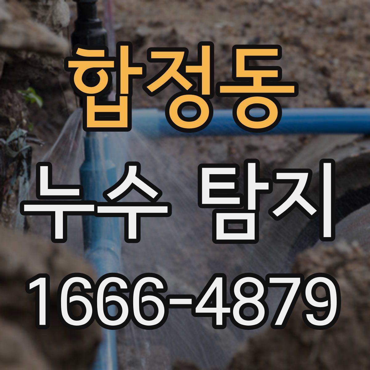 합정동 누수 탐지