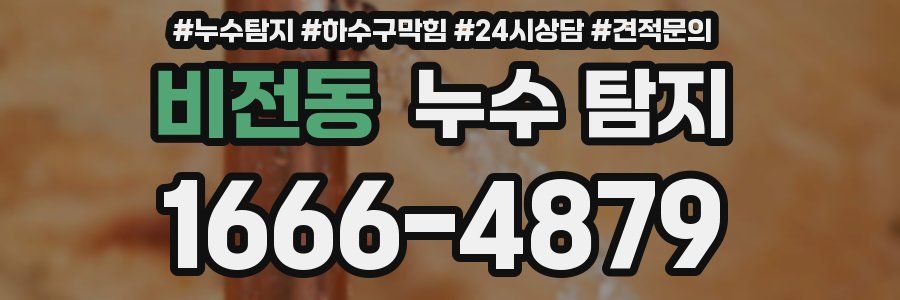 비전동 누수 탐지