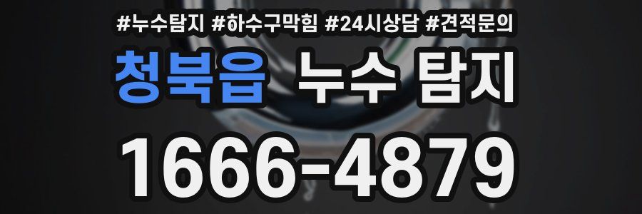 청북읍 누수 탐지